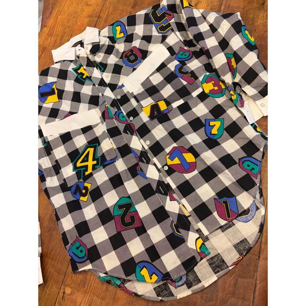 Sz S - NEW Vintage 90s‎ Button up